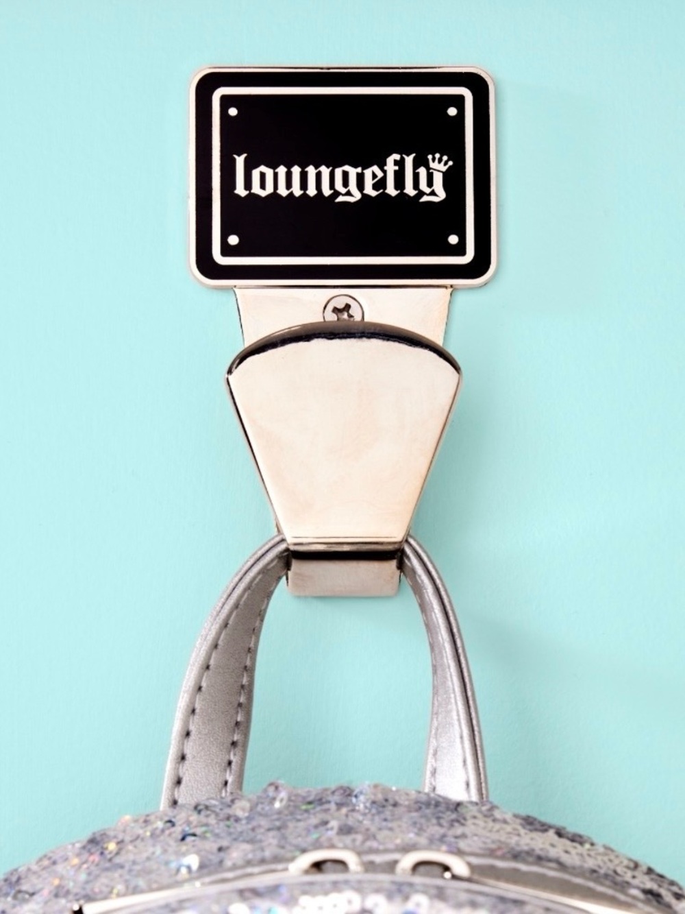 Loungefly Silver Metal Display Wall Hook NIP